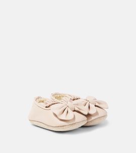 Donsje Donsje Baby Neni bow-detail ballet flats