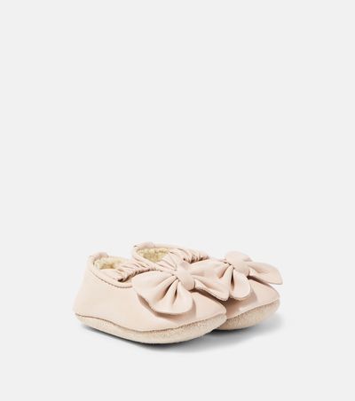 Donsje Donsje Baby Neni bow-detail ballet flats