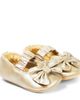 Donsje Donsje Baby Neni metallic leather ballet flats - 1