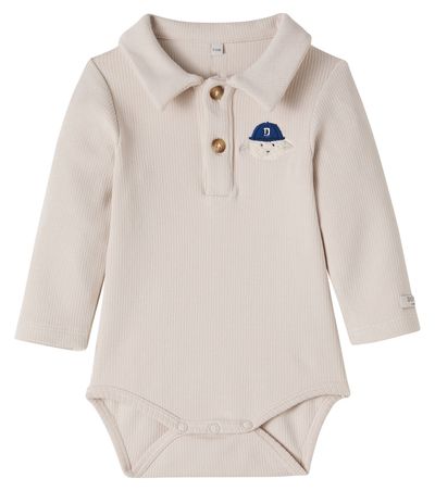 Donsje Donsje Baby Paulo cotton-blend bodysuit
