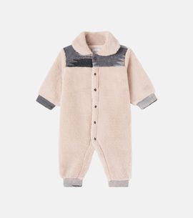 Donsje Donsje Baby Robster embroidered jumpsuit