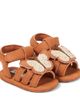 Donsje Donsje Baby Tuti Sky leather sandals - 1