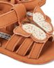 Donsje Donsje Baby Tuti Sky leather sandals - 4
