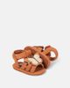 Donsje Donsje Baby Tuti Sky leather sandals - 5