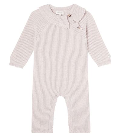 Donsje Donsje Baby Vivenne ribbed-knit wool jumpsuit
