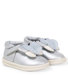 Donsje Donsje Baby Vlindy metallic leather sneakers