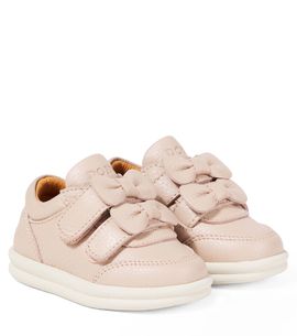 Donsje Donsje Baby Zoena bow-detail leather sneakers