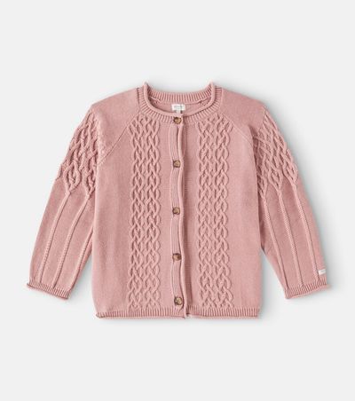 Donsje Donsje Cleo cable-knit cotton cardigan