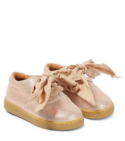 Donsje Donsje Emilia metallic leather Derby shoes