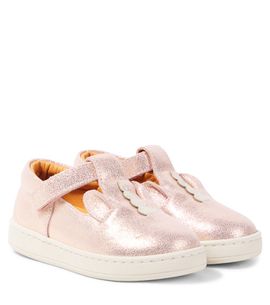Donsje Donsje Esterre metallic leather flats