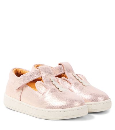 Donsje Donsje Esterre metallic leather flats