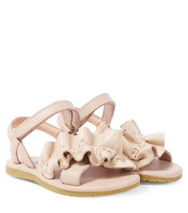 Donsje Donsje Fine ruffled leather sandals