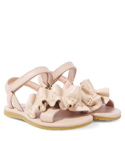 Donsje Donsje Fine ruffled leather sandals