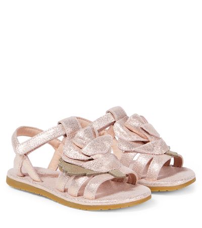 Donsje Donsje Fiyola glitter leather sandals