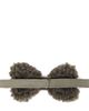 Donsje Donsje Furro leather-trimmed teddy bow tie - 3