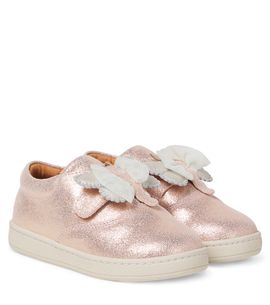 Donsje Donsje Hadria metallic leather sneakers