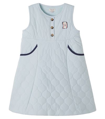 Donsje Donsje Ilsa embroidered quilted dress