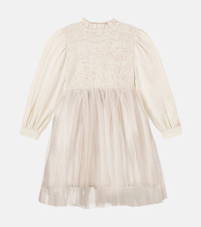 Donsje Donsje Janice shirred tulle dress