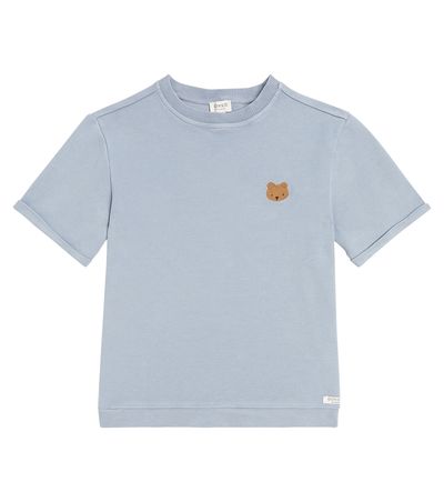 Donsje Donsje Jarne embroidered cotton T-shirt