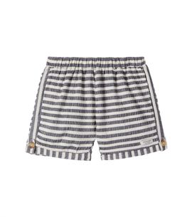 Donsje Donsje Kaatio striped cotton-blend shorts