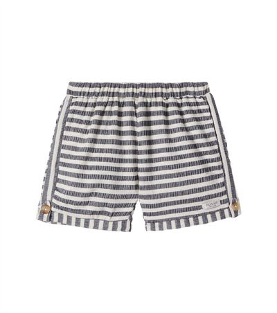 Donsje Donsje Kaatio striped cotton-blend shorts