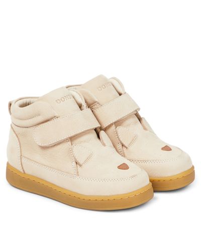 Donsje Donsje Mika Kitten leather booties