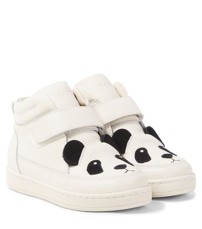 Donsje Donsje Mika Panda leather sneakers
