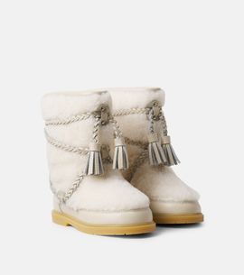 Donsje Donsje Myril leather-trimmed boots