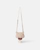 Donsje Donsje Pua pompom-trimmed metallic leather backpack - 1