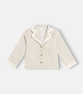 Donsje Donsje Quirijin embroidered linen blazer