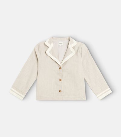 Donsje Donsje Quirijin embroidered linen blazer