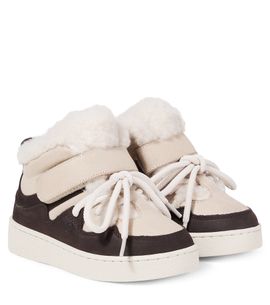 Donsje Donsje Sicco shearling-trimmed suede boots