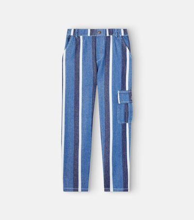 Donsje Donsje Theoule striped denim cargo pants