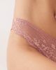 Dora Larsen Dora Larsen Astra floral lace briefs in pale pink - 3