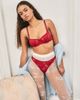 Dora Larsen Dora Larsen Ruben all over lace underwire bra in dark red - 1