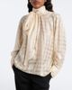 Dorothee Schumacher Dorothee Schumacher Airy Check tie-neck cotton and silk blouse - 5