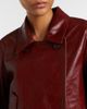 Dorothee Schumacher Dorothee Schumacher Broken Shine cropped leather jacket - 3
