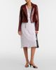 Dorothee Schumacher Dorothee Schumacher Broken Shine cropped leather jacket - 6