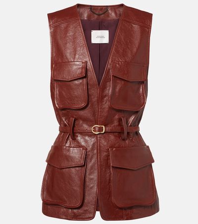 Dorothee Schumacher Dorothee Schumacher Broken Shine leather vest