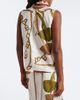 Dorothee Schumacher Dorothee Schumacher Cosmic Funghi printed tie-neck silk twill top - 5
