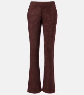 Dorothee Schumacher Dorothee Schumacher Fluffy Statement wool and cashmere-blend flared pants