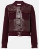 Dorothee Schumacher Dorothee Schumacher It's A Match cropped leather jacket - 1