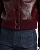 Dorothee Schumacher Dorothee Schumacher It's A Match cropped leather jacket - 4