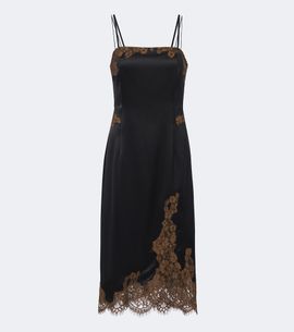 Dorothee Schumacher Dorothee Schumacher Lace-trimmed satin slip dress