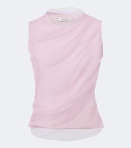 Dorothee Schumacher Dorothee Schumacher Layered draped jersey and tulle top