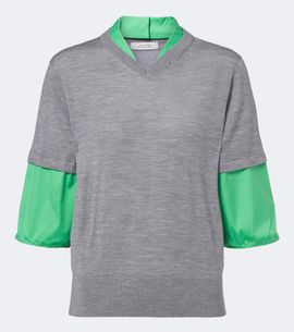 Dorothee Schumacher Dorothee Schumacher Layered virgin wool top