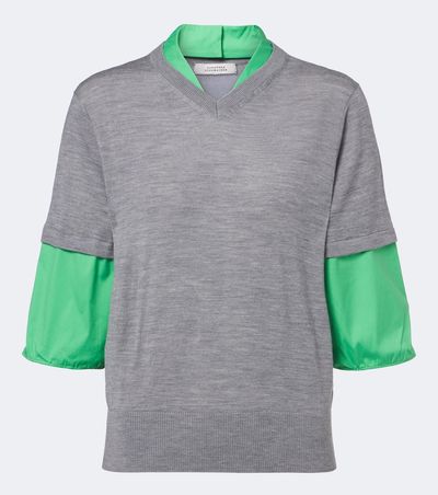 Dorothee Schumacher Dorothee Schumacher Layered virgin wool top