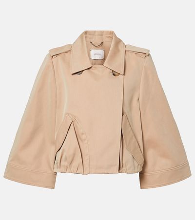 Dorothee Schumacher Dorothee Schumacher Luxury Layer cropped cotton-blend jacket