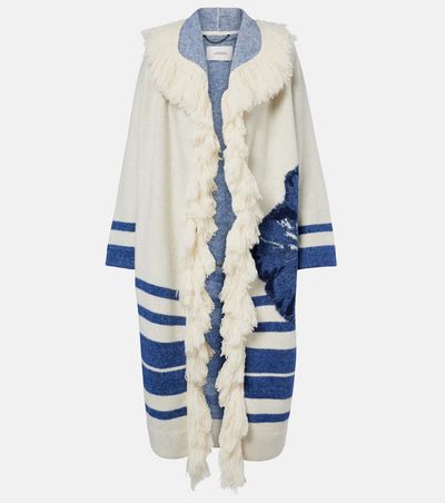 Dorothee Schumacher Dorothee Schumacher Poppy Garden fringed jacquard coat