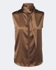 Dorothee Schumacher Dorothee Schumacher Sense of Shine tie-neck silk-blend satin top - 1